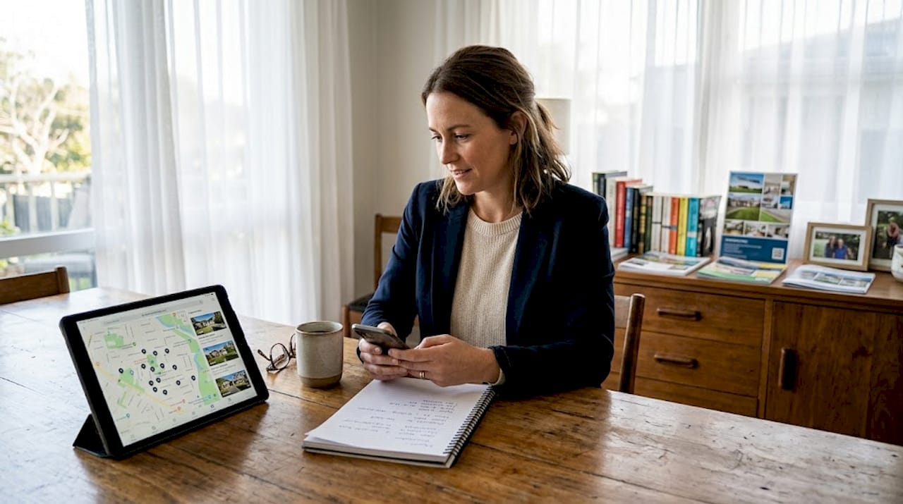 Agent planning lead generation in home office