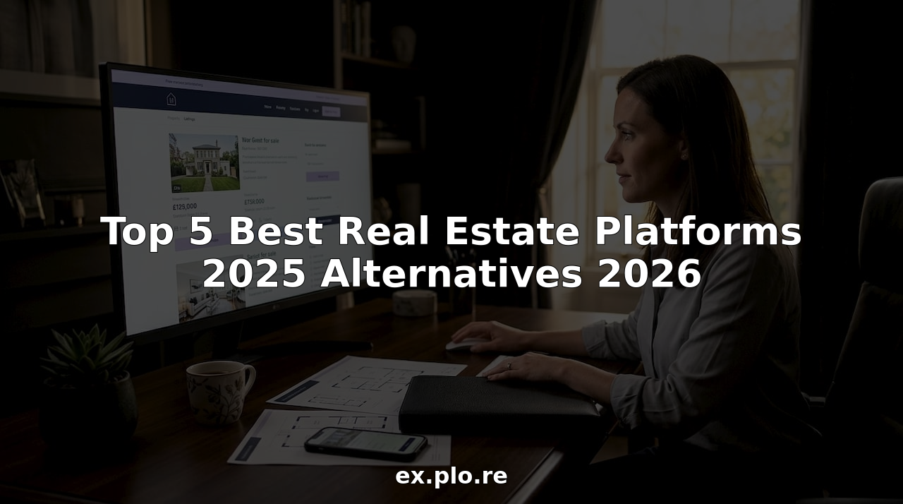 Real estate agent reviewing listings at desk