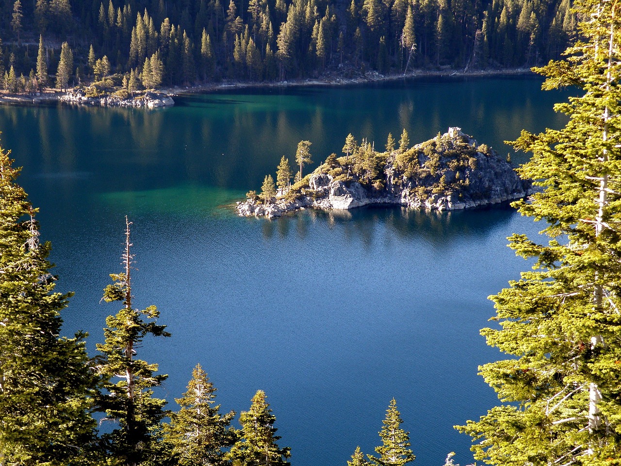 lake, tahoe, island, water, nature, trees, blue island, tahoe, tahoe, tahoe, tahoe, tahoe